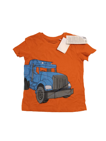 C&A T-Shirt orange Laster Gr. 110 *neu*