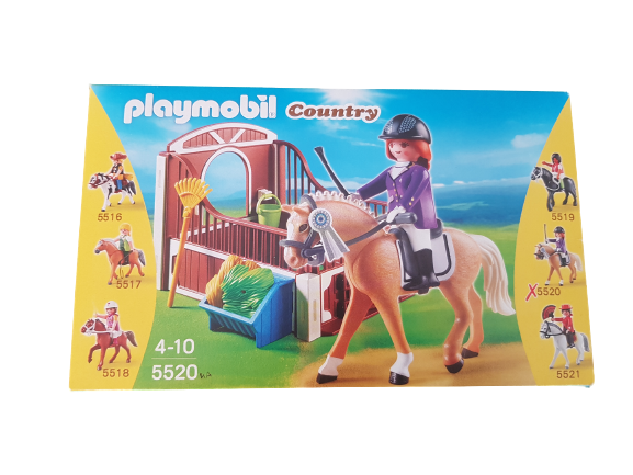 Playmobil Country 5520 Warmblut mit Pferdebox