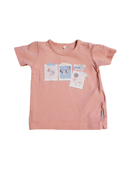 Name it T-Shirt rosa Schmetterlinge Gr. 56