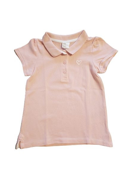 H&M Poloshirt T-Shirt rosa Gr. 86
