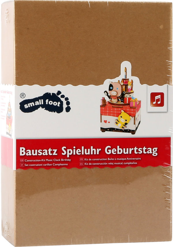 small foot Holz Bausatz Spieluhr "Geburtstag" *neu*