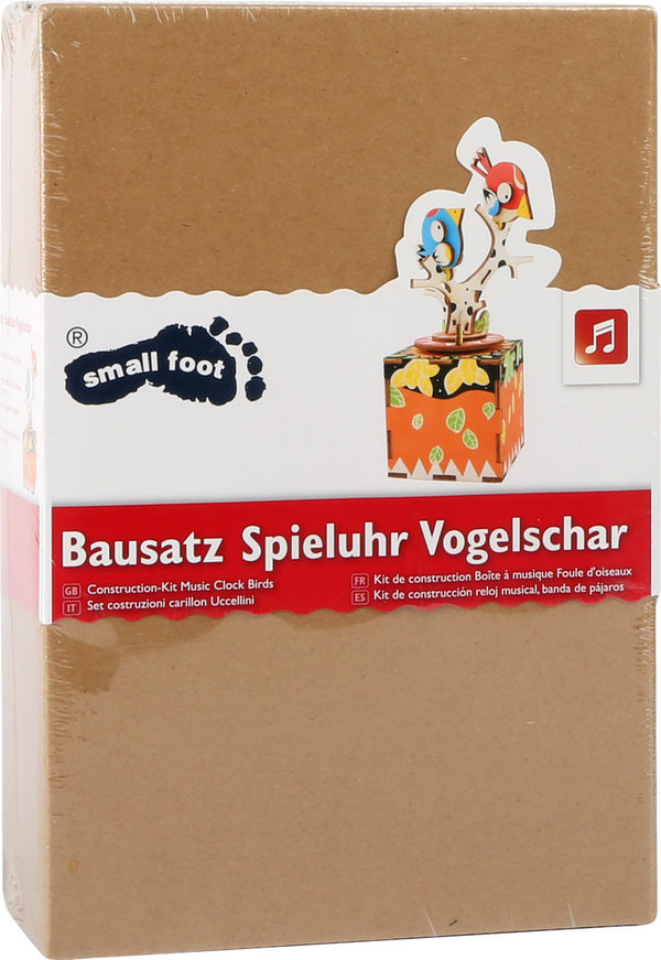 small foot Holz Bausatz Spieluhr "Vogelschar" *neu*