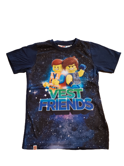 T-Shirt dunkelblau Lego Movie Gr. 110/116