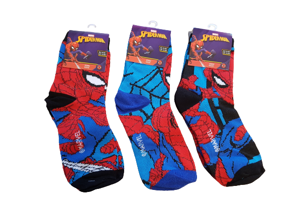 3er Pack Socken Spiderman Gr. 23-34 *neu*