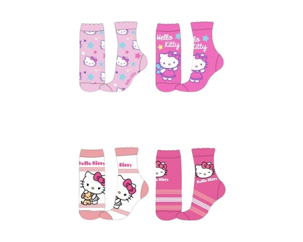 2er 3er Pack Socken Hello Kitty Gr. 23-34 *neu*