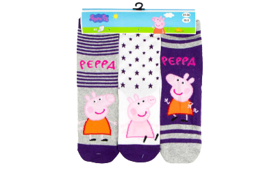 3er Pack Socken Peppa Pig Gr. 23-34 *neu*