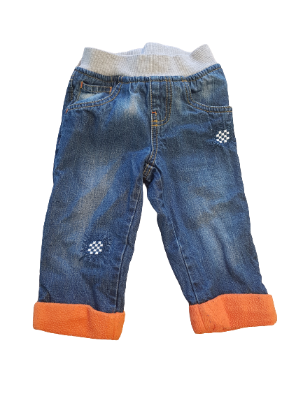 Thermohose Jeans blau Gr. 74