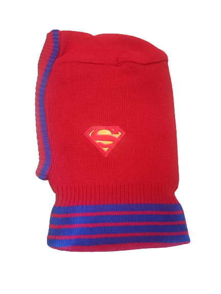 Superman Schlupfmütze Wintermütze blau rot Gr. 4-6 Jahre *neu*
