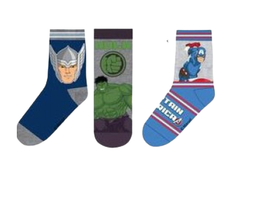 3er Pack Socken Avengers Gr. 23-34 *neu*