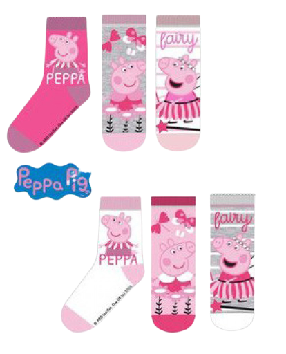 6er Pack Socken Peppa Pig Gr. 23-34 *neu*