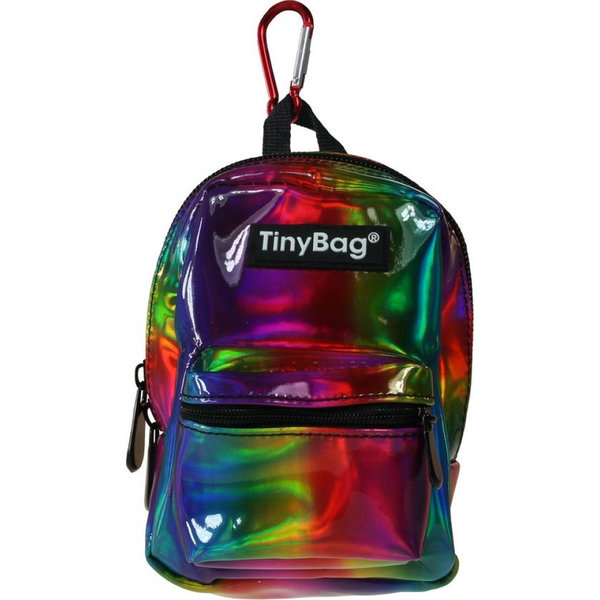 Tiny Bag Rucksack Anhänger Regenbogenfarben *neu*