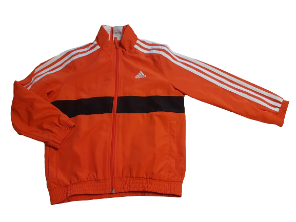 Adidas Sportjacke Trainingsjacke orange Gr. 116