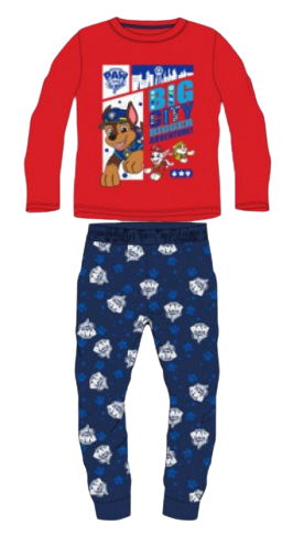 Paw Patrol Schlafanzug Pyjama rot blau  Gr. 98/104 110/116 122/128 *neu*