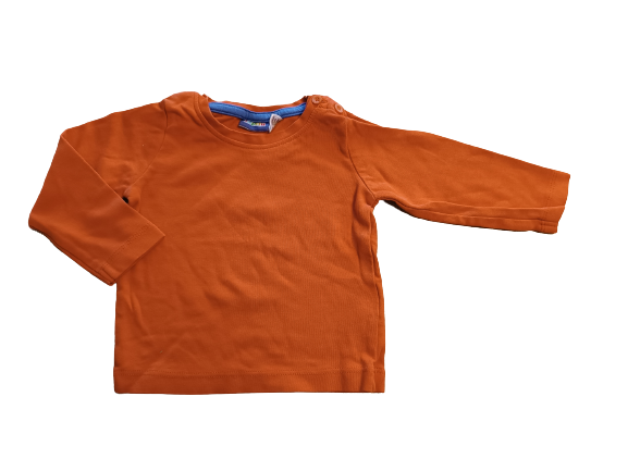 Langarmshirt orange Gr. 74/80