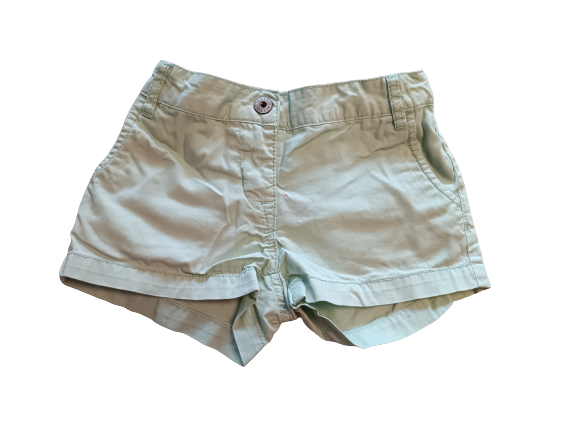 Shorts kurze Hose mintgrün Gr. 128 (B-Ware)