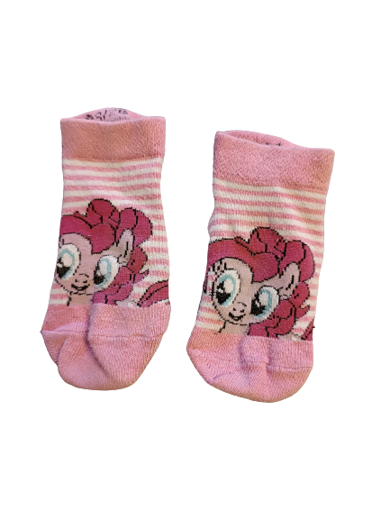 Sneaker Socken rosa gestreift Pony Gr. 23/26
